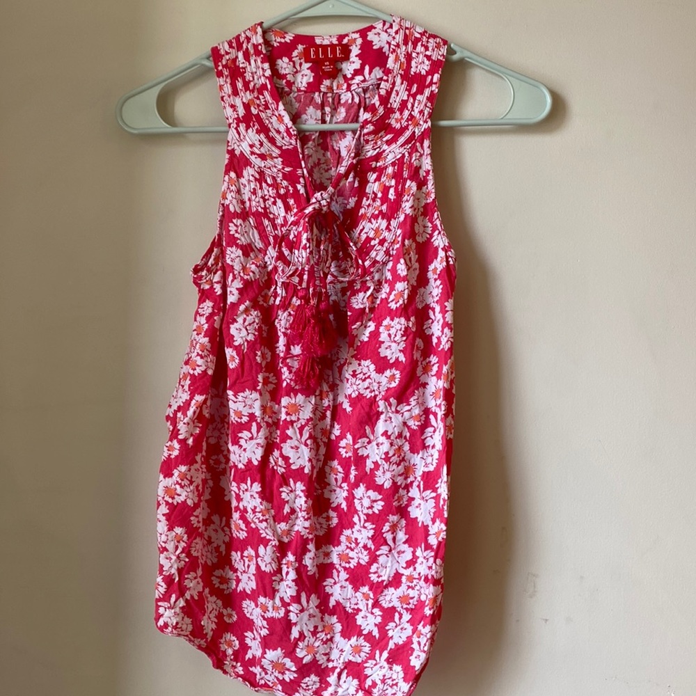 Cute Pink flowered Shirt